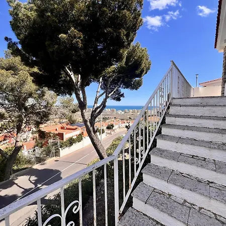 シャレー Casa Ibicenca - Precioso Con Piscina Peñíscola